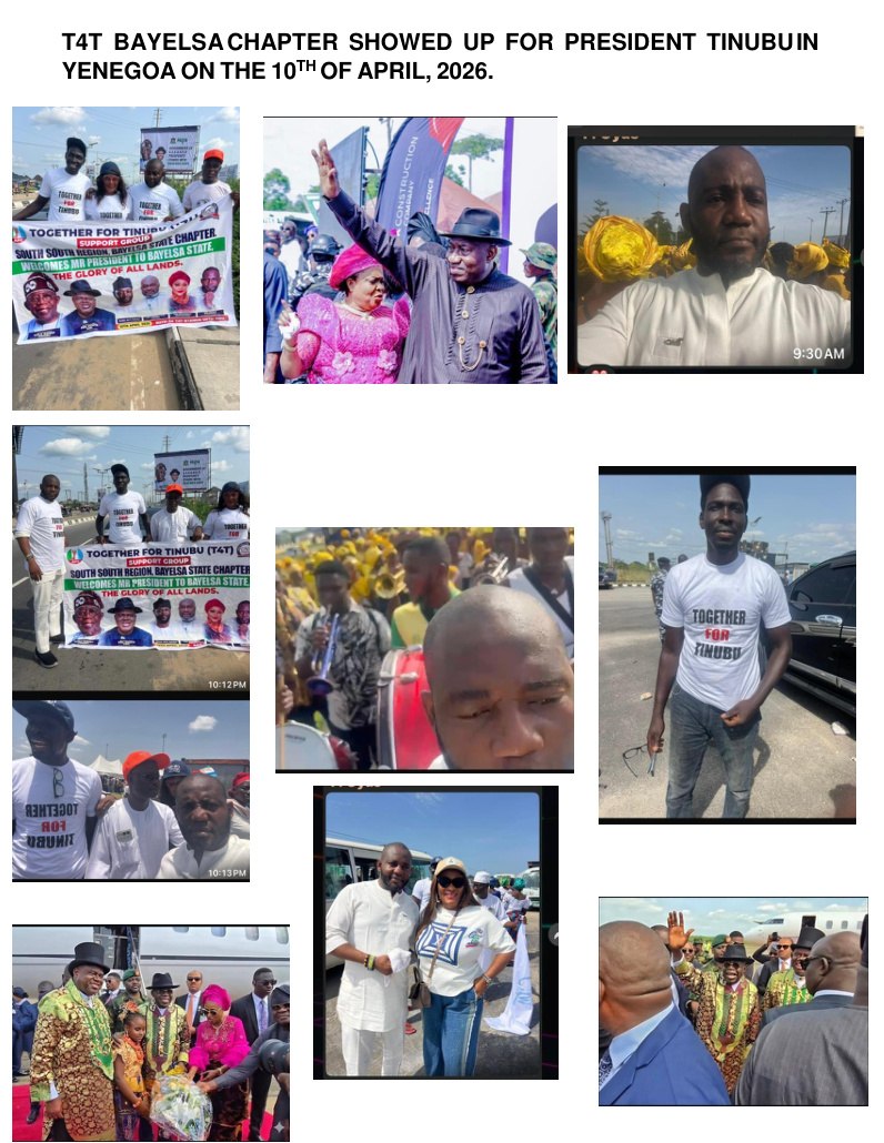 T4T Bayelsa Chapter supporters gathered in Yenagoa
